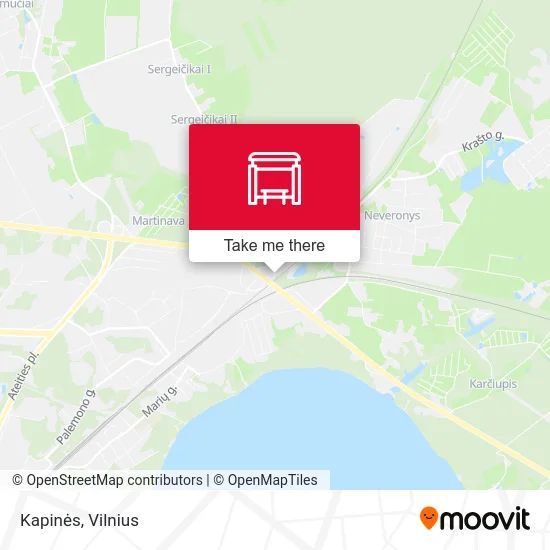 Карта Kapinės