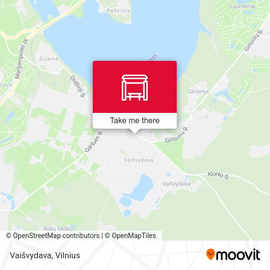 Карта Vaišvydava