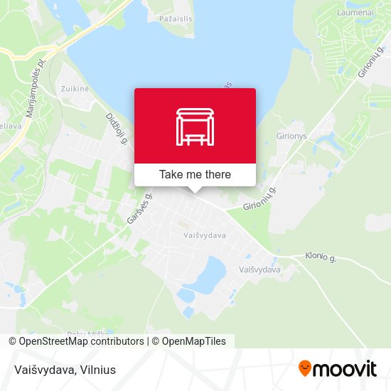 Карта Vaišvydava