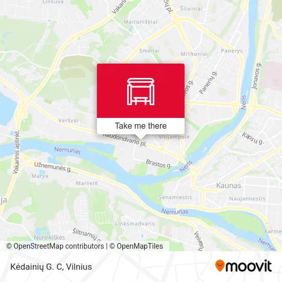 Карта Kėdainių G. C