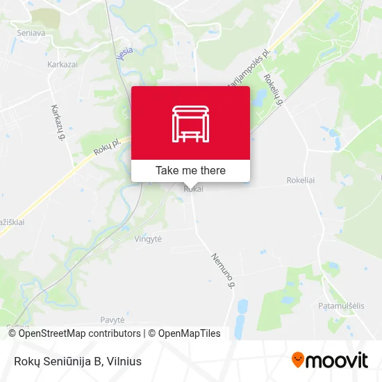 Rokų Seniūnija B map