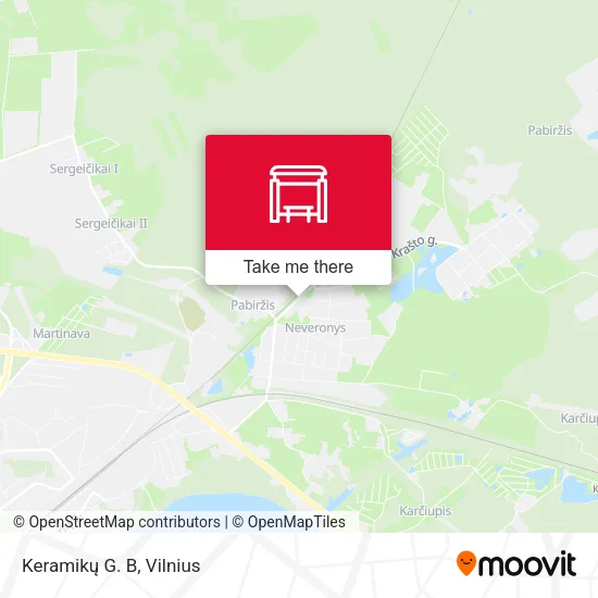 Карта Keramikų G. B