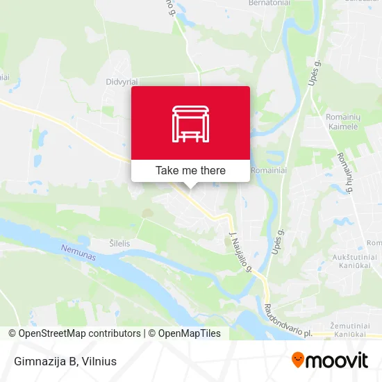 Карта Gimnazija B