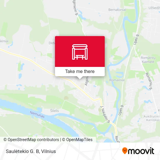 Карта Saulėtekio G. B