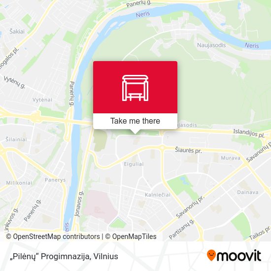 Карта „Pilėnų“ Progimnazija