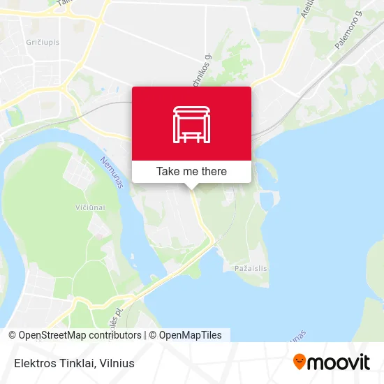Карта Elektros Tinklai