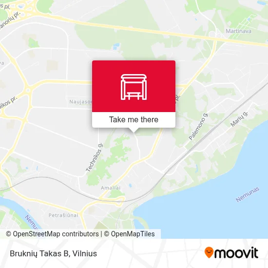 Bruknių Takas B map