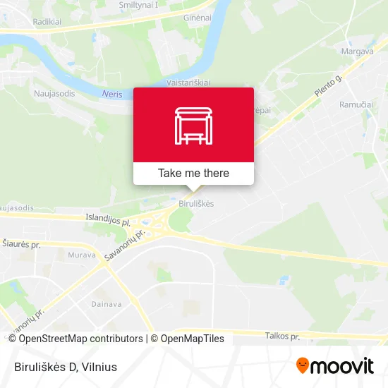 Карта Biruliškės D