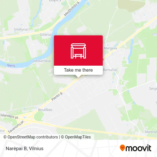 Карта Narėpai B