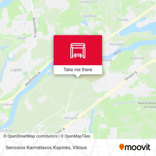 Карта Senosios Karmėlavos Kapinės