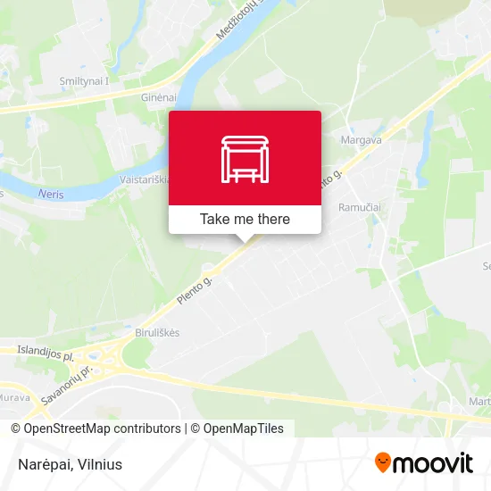 Карта Narėpai