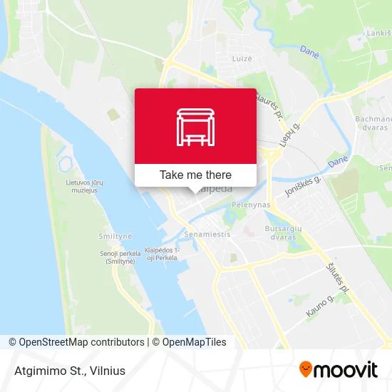 Карта Atgimimo St.