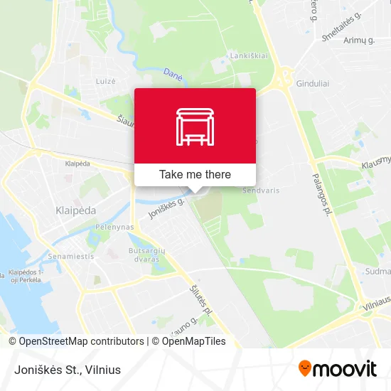 Карта Joniškės St.