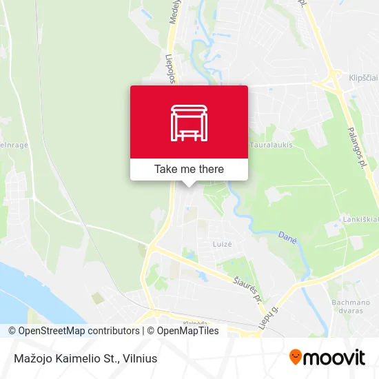 Карта Mažojo Kaimelio St.
