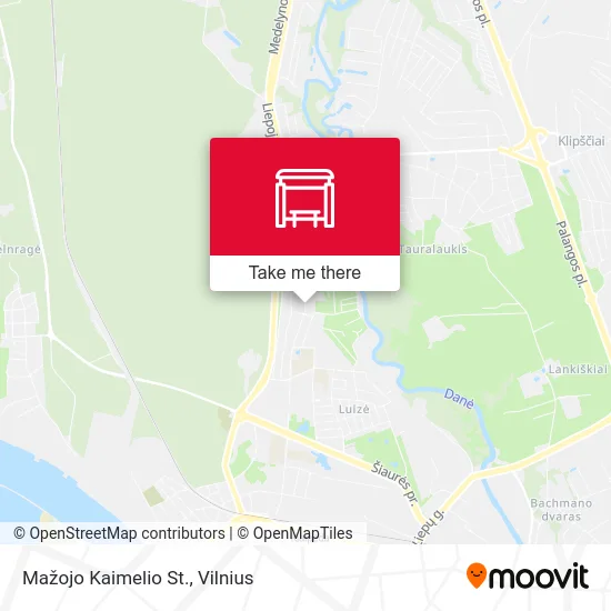 Карта Mažojo Kaimelio St.