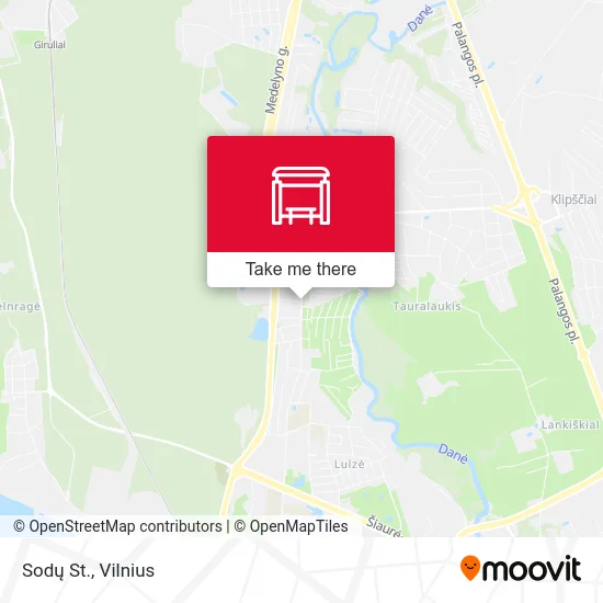 Sodų St. map