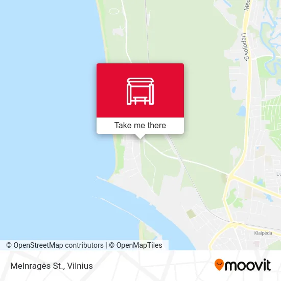 Карта Melnragės St.