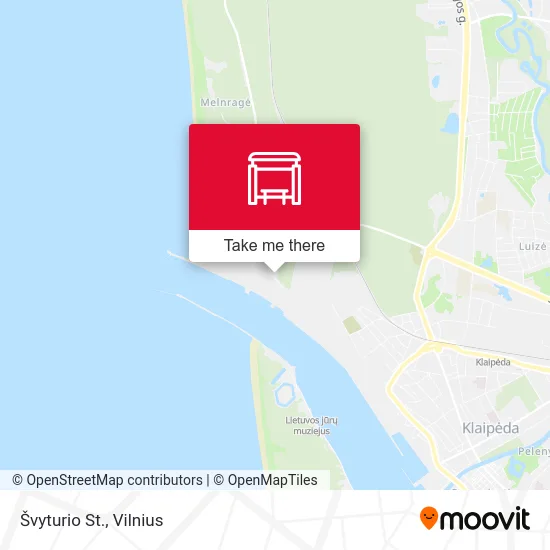 Карта Švyturio St.