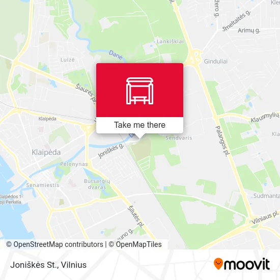 Карта Joniškės St.