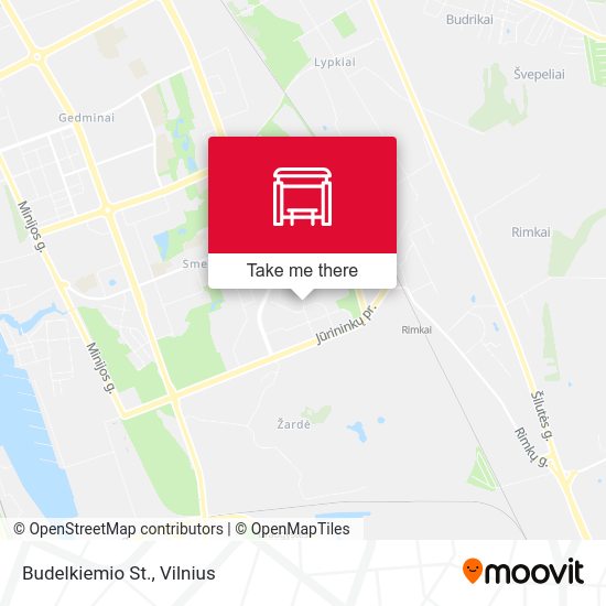 Карта Budelkiemio St.