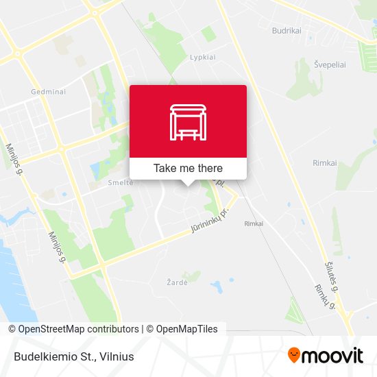 Карта Budelkiemio St.