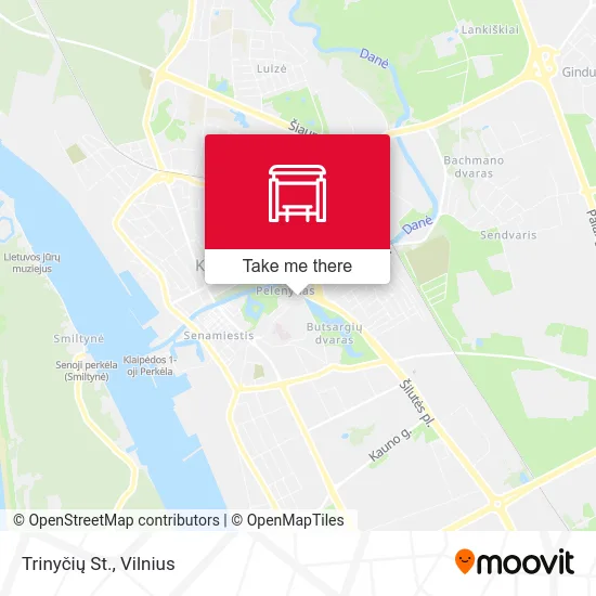 Карта Trinyčių St.