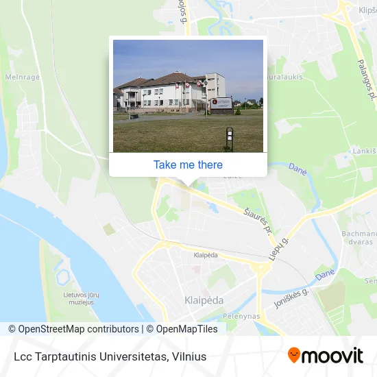 Карта Lcc Tarptautinis Universitetas