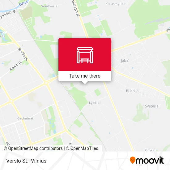 Карта Verslo St.
