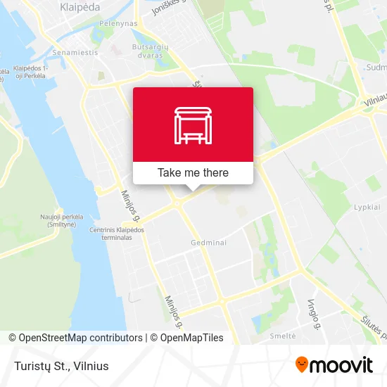 Карта Turistų St.