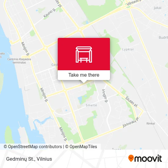 Gedminų St. map