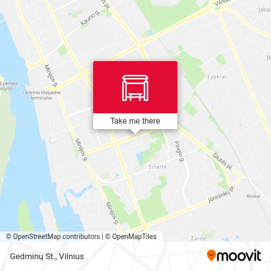 Gedminų St. map