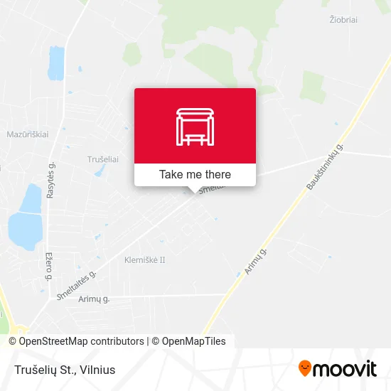 Карта Trušelių St.