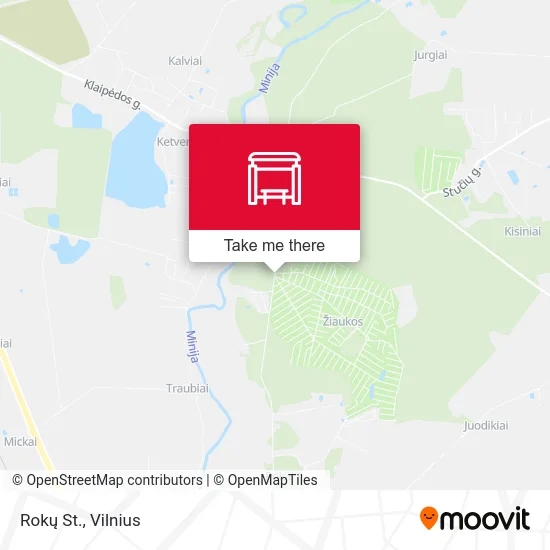 Rokų St. map