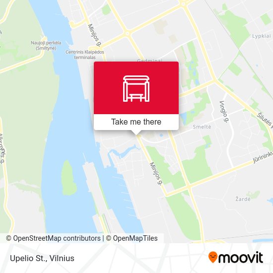 Карта Upelio St.