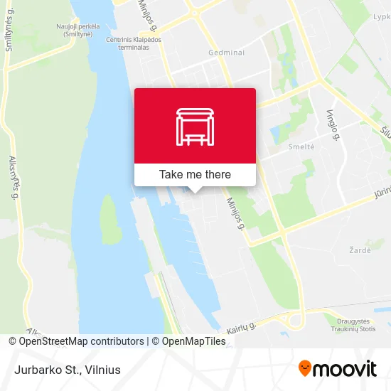Карта Jurbarko St.