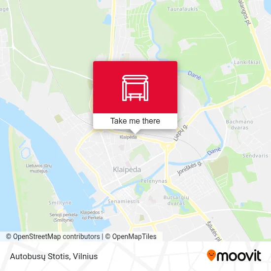 Autobusų Stotis map