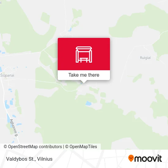 Valdybos St. map