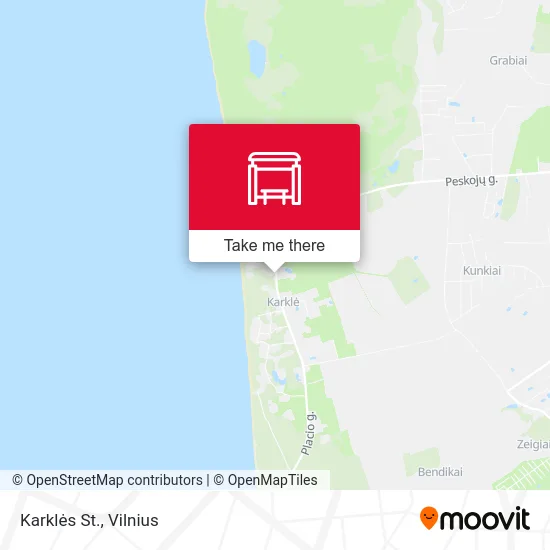 Карта Karklės St.