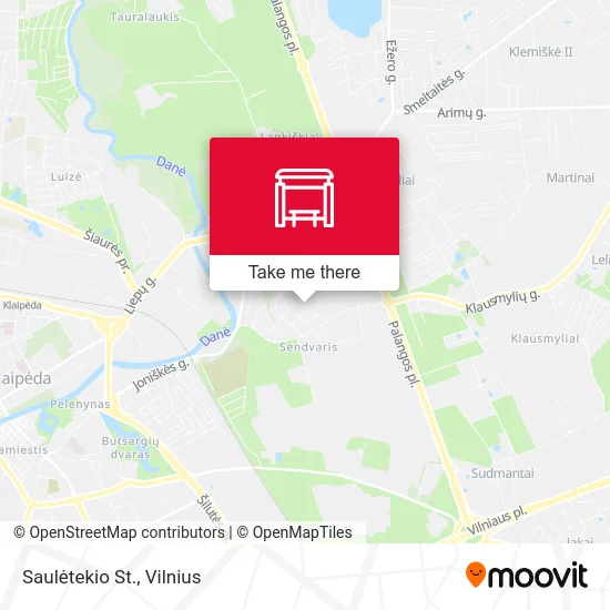 Карта Saulėtekio St.