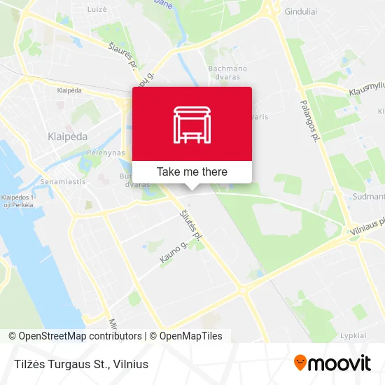 Tilžės Turgaus St. map