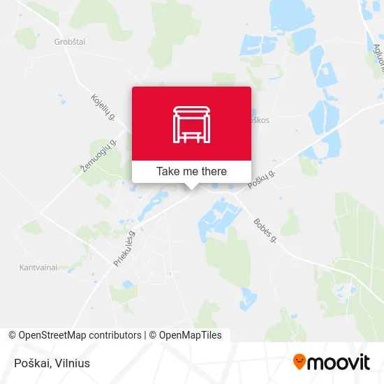 Карта Poškai