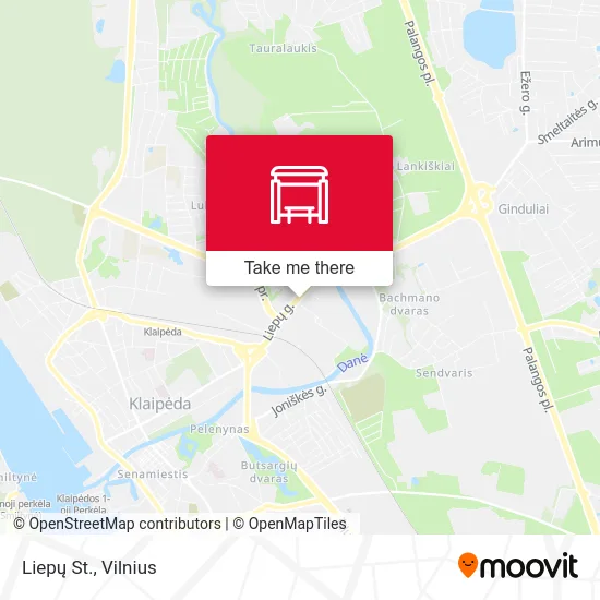 Карта Liepų St.