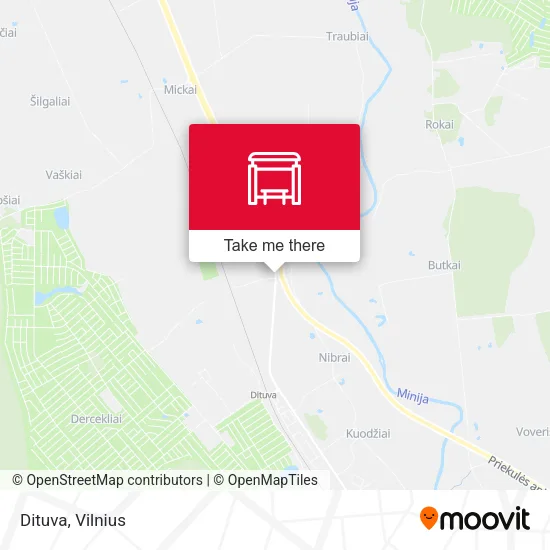 Карта Dituva
