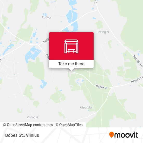 Карта Bobės St.