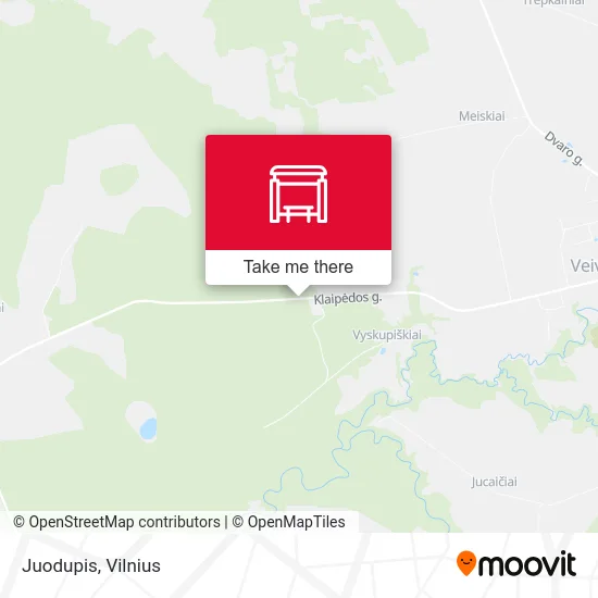 Карта Juodupis