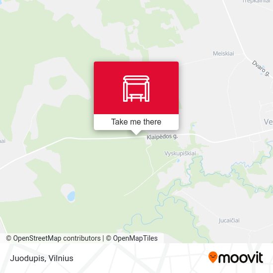 Карта Juodupis