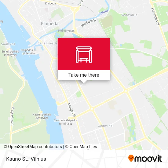 Карта Kauno St.