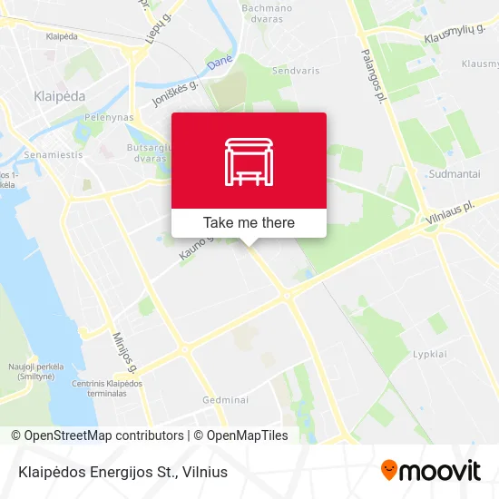 Карта Klaipėdos Energijos St.