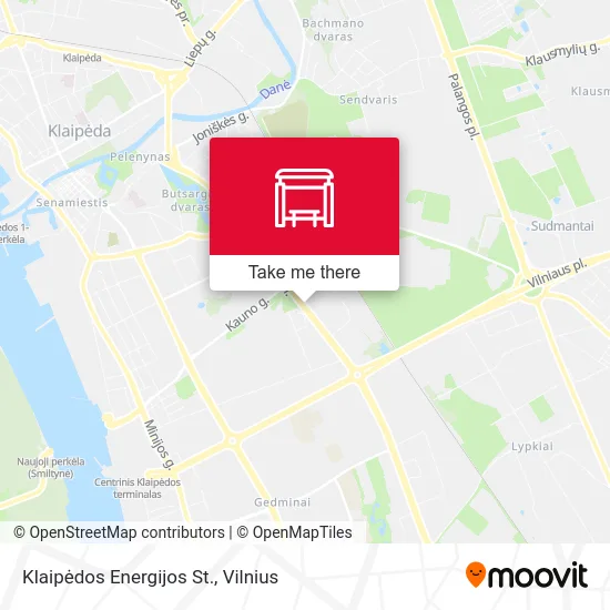 Карта Klaipėdos Energijos St.