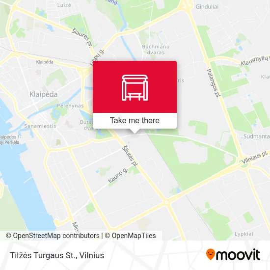 Tilžės Turgaus St. map